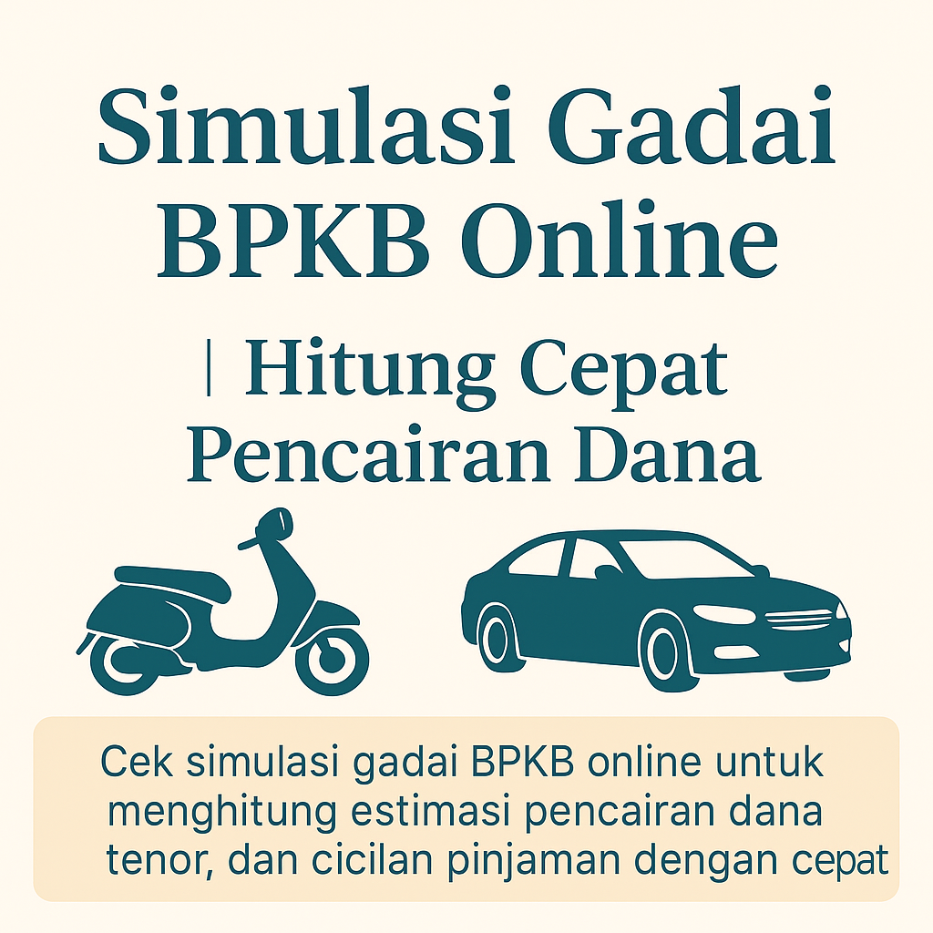 Hitung Pencairan Pinjaman Dana Jaminan BPKB Mobil Fortuner Sekarang